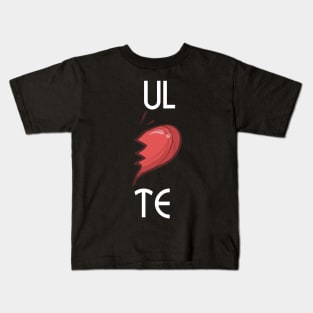 UL-TE Cute Soulmates Valentine's Day 2020 Partners Kids T-Shirt